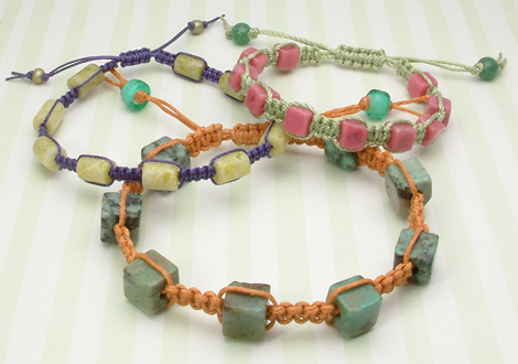 Macrame Bracelet Pattern | Step by step Tutorial | Making Bracelet With  Beads - YouTube